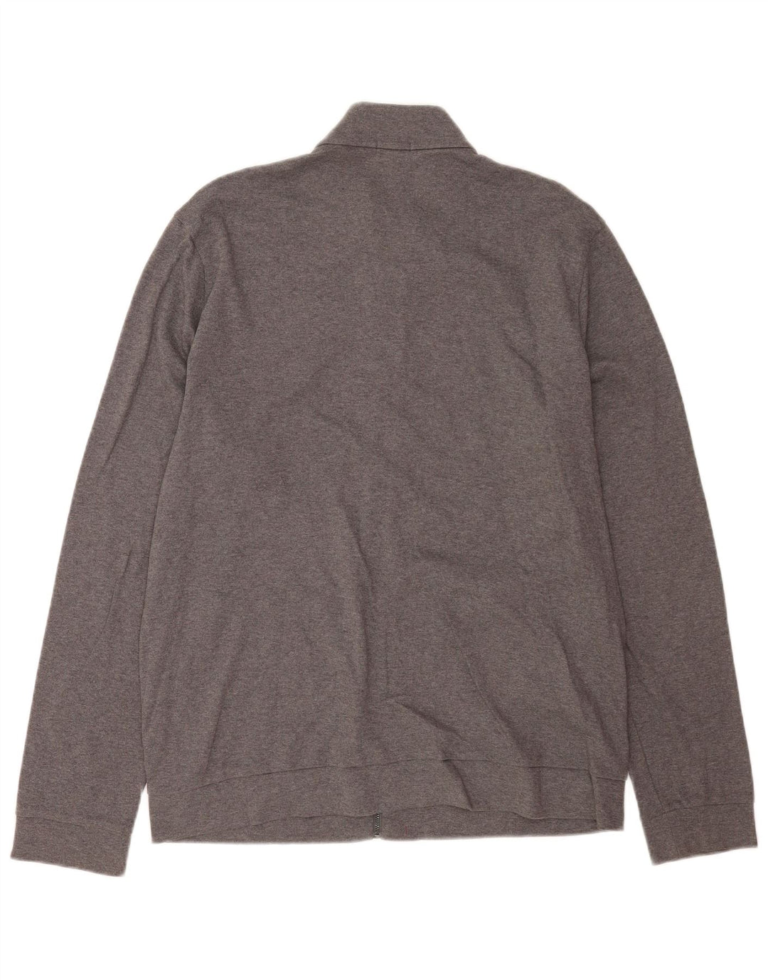 Suéter cardigã masculino Hugo Boss Regular Fit XL algodão cinza