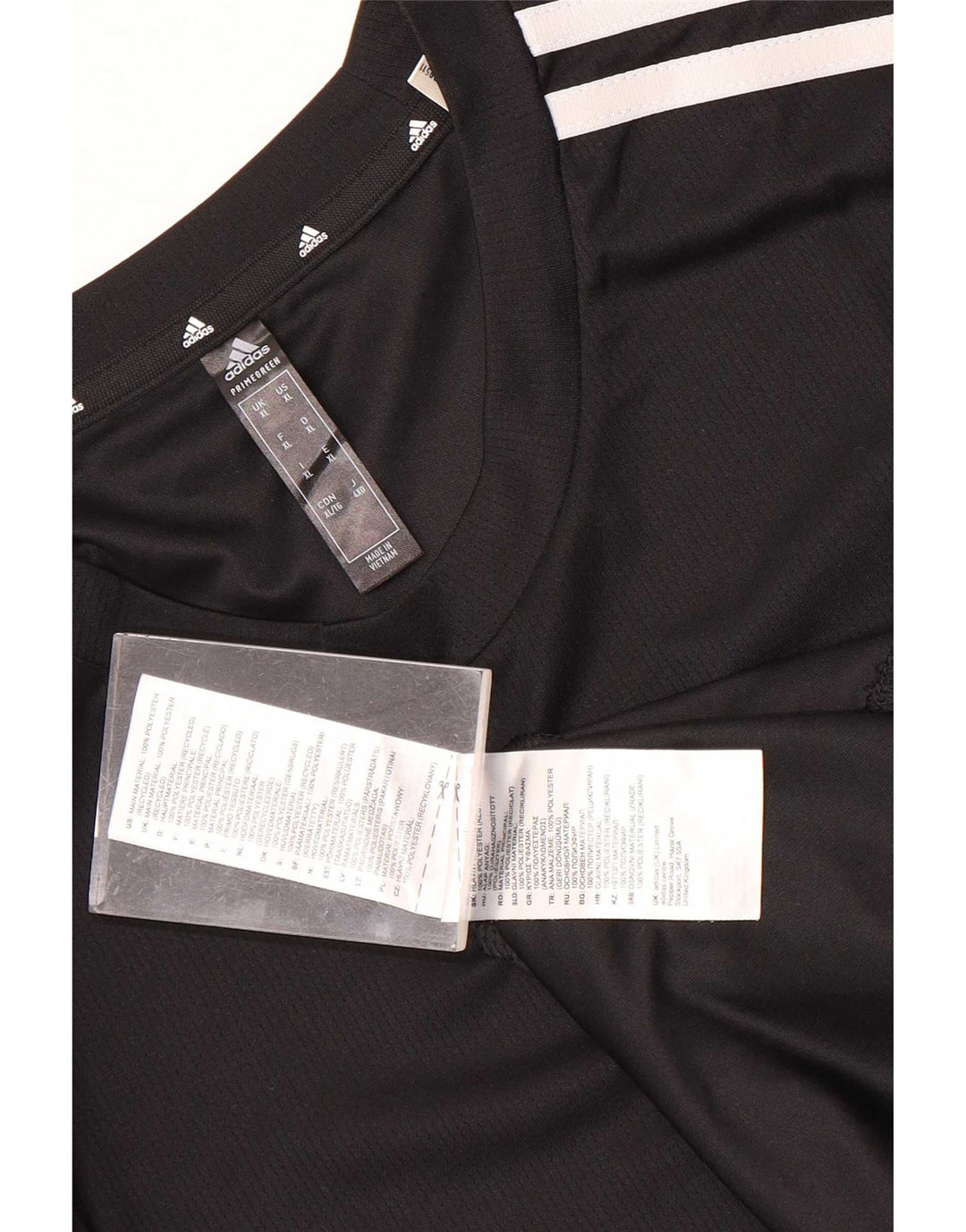 Adidas Mens Aeroready Camiseta Top XL Preto Poliéster