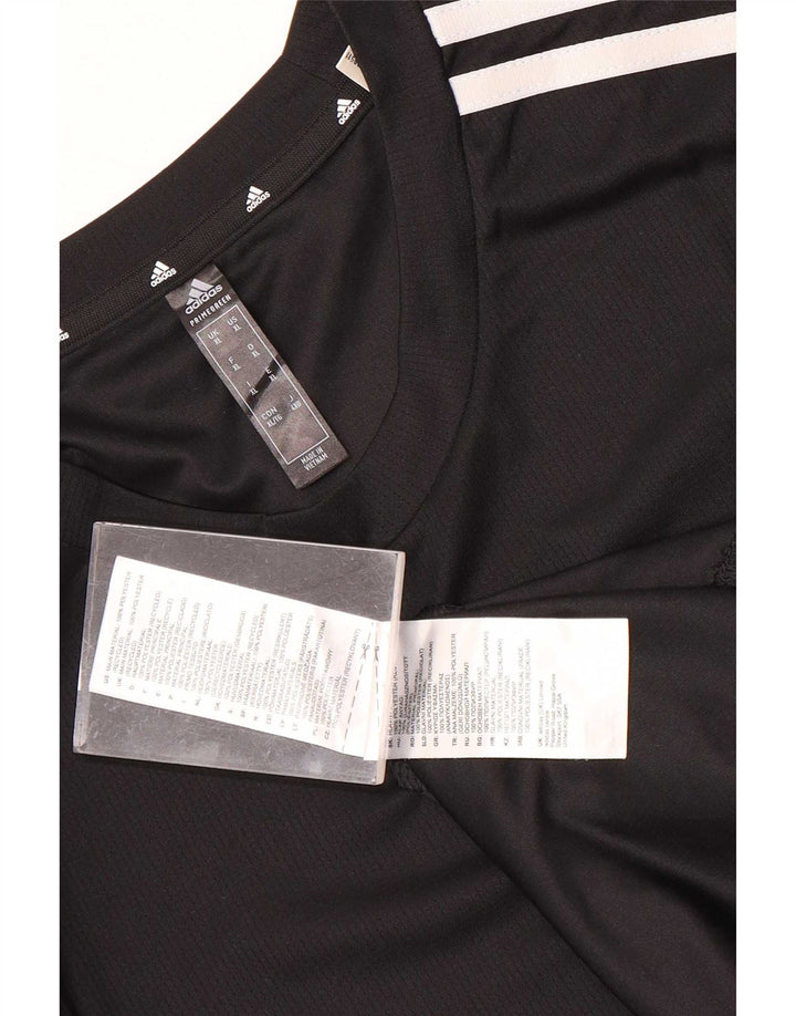 Adidas Mens Aeroready Camiseta Top XL Preto Poliéster