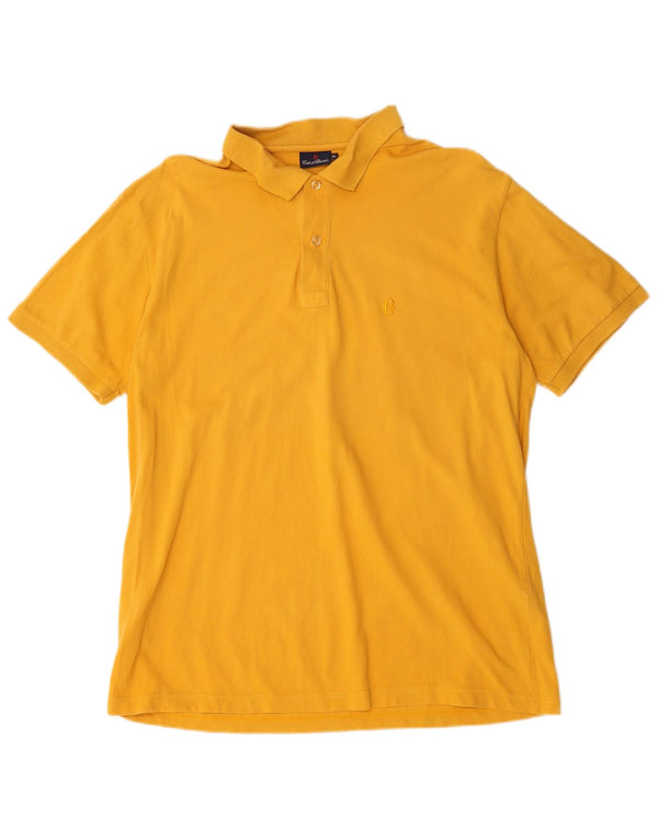 Camisa polo masculina Conte of Florence XL algodão amarelo
