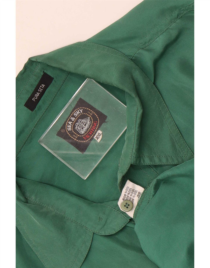 Camisa masculina Sea & Sky 2XL seda verde