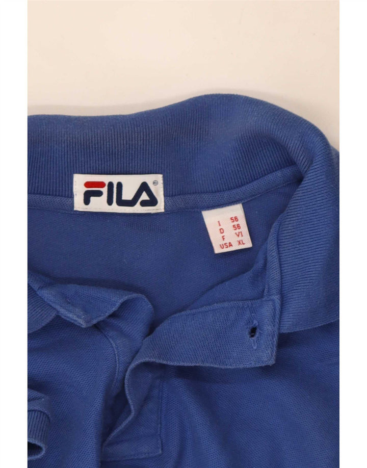 Camisa Polo Masculina Fila XL Azul