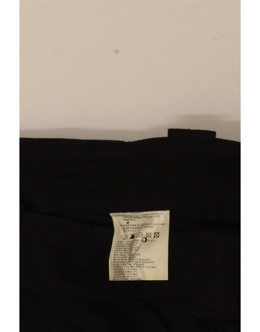 Calça cargo slim feminina Diesel W30 L35 algodão preto