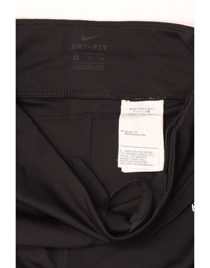 Leggings Nike Dri Fit Graphic UK 12 Médio Preto Poliéster