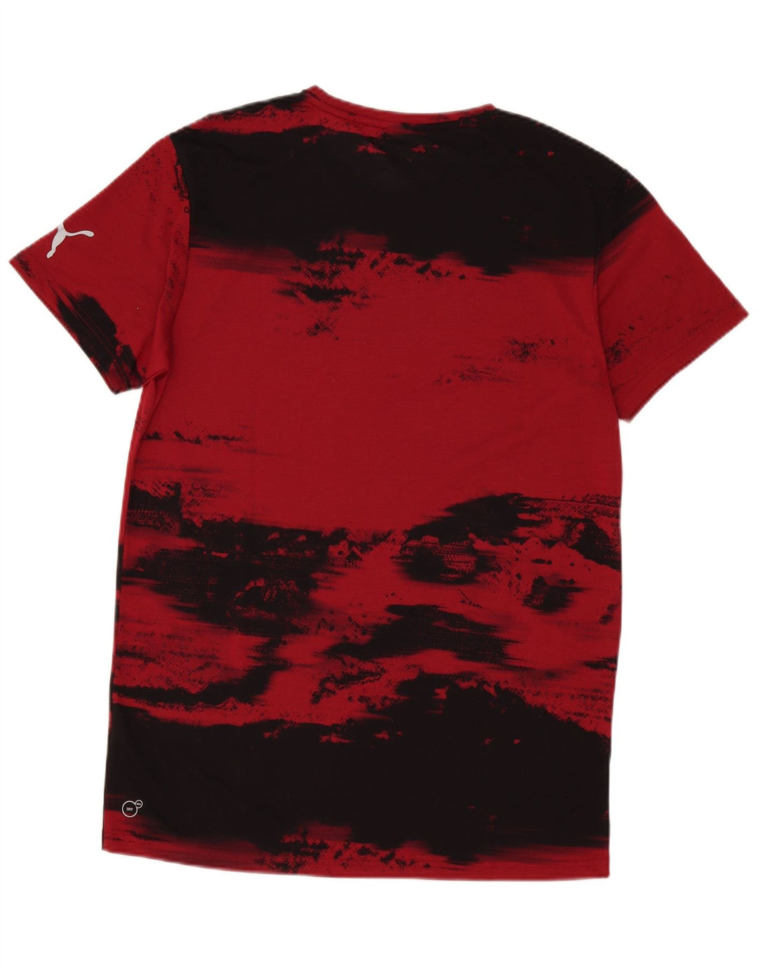 Puma Camiseta Masculina Top Médio Borgonha Colorblock