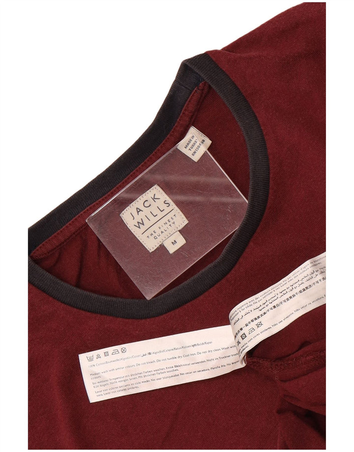 Camiseta masculina Jack Wills Top médio algodão marrom