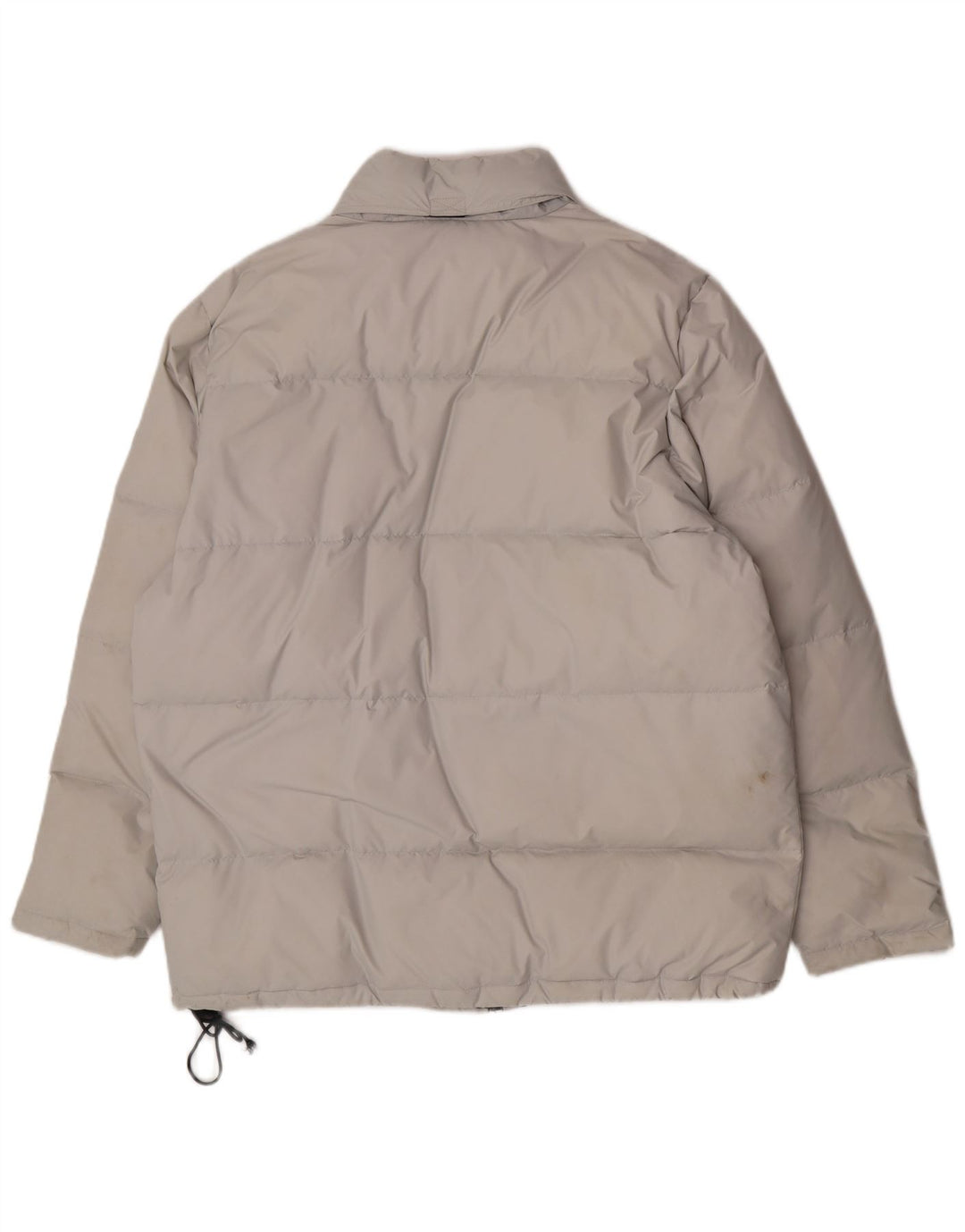 Jaqueta masculina acolchoada com capuz Champion UK 40 grande cinza nylon