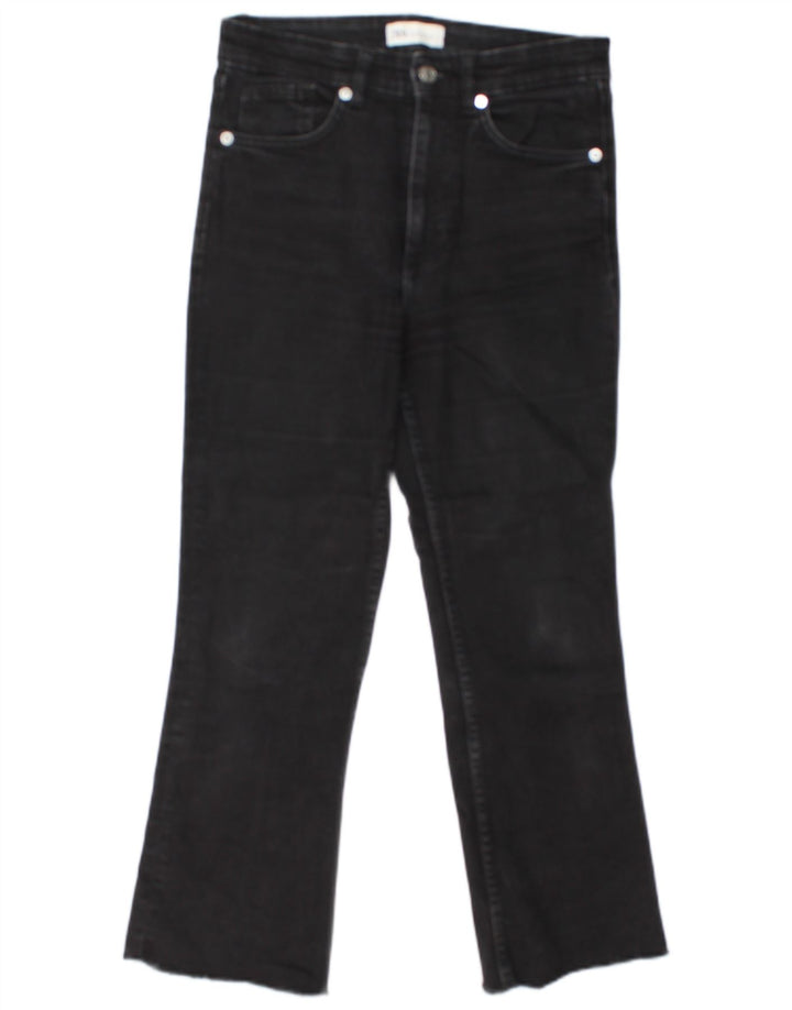 Calça jeans feminina Zara EU 40 médio W30 L24 preto