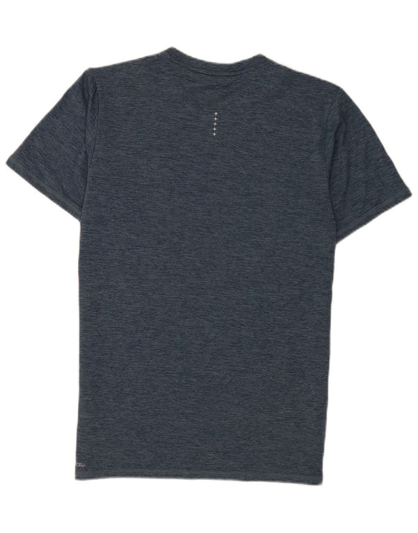 Camiseta masculina Puma pequena azul marinho manchada