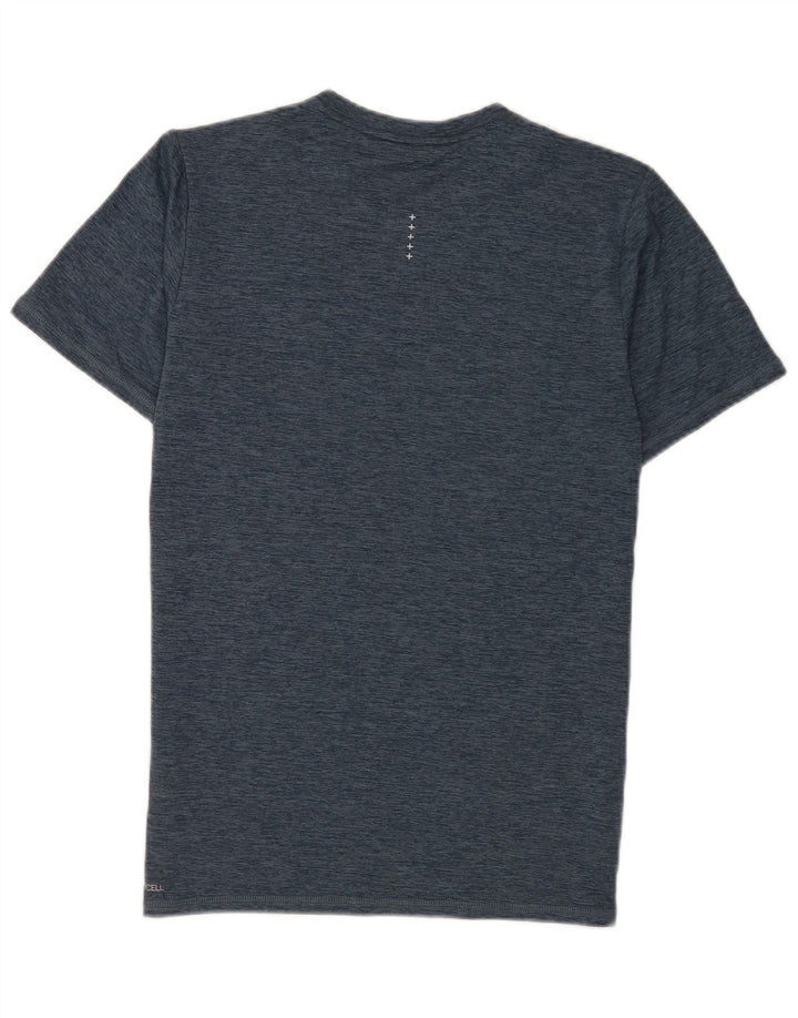 Camiseta masculina Puma pequena azul marinho manchada