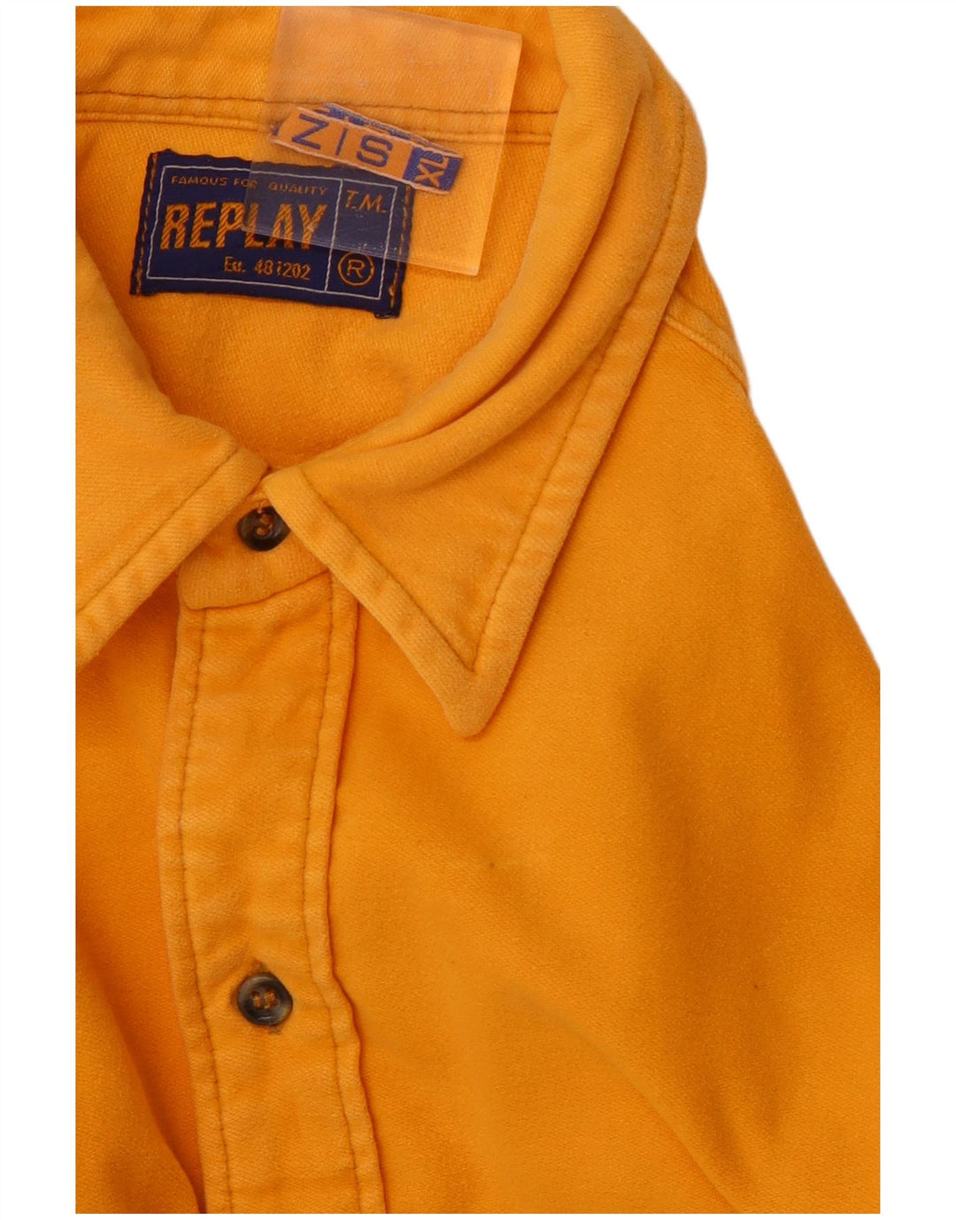 Camisa masculina de flanela REPLAY XL amarela