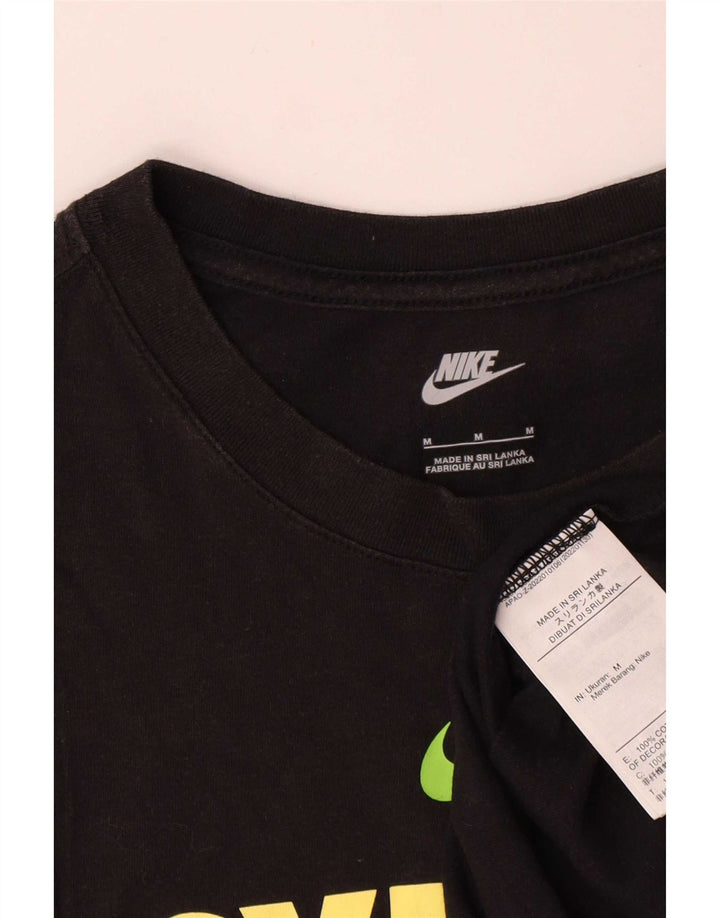 Camiseta Nike Mens Sydney Thunder Graphic Top Médio Algodão Preto