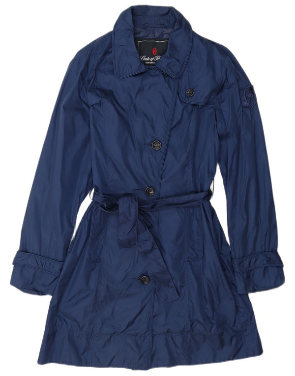 Trench Coat feminino Conte of Florence IT 42 médio azul marinho poliamida