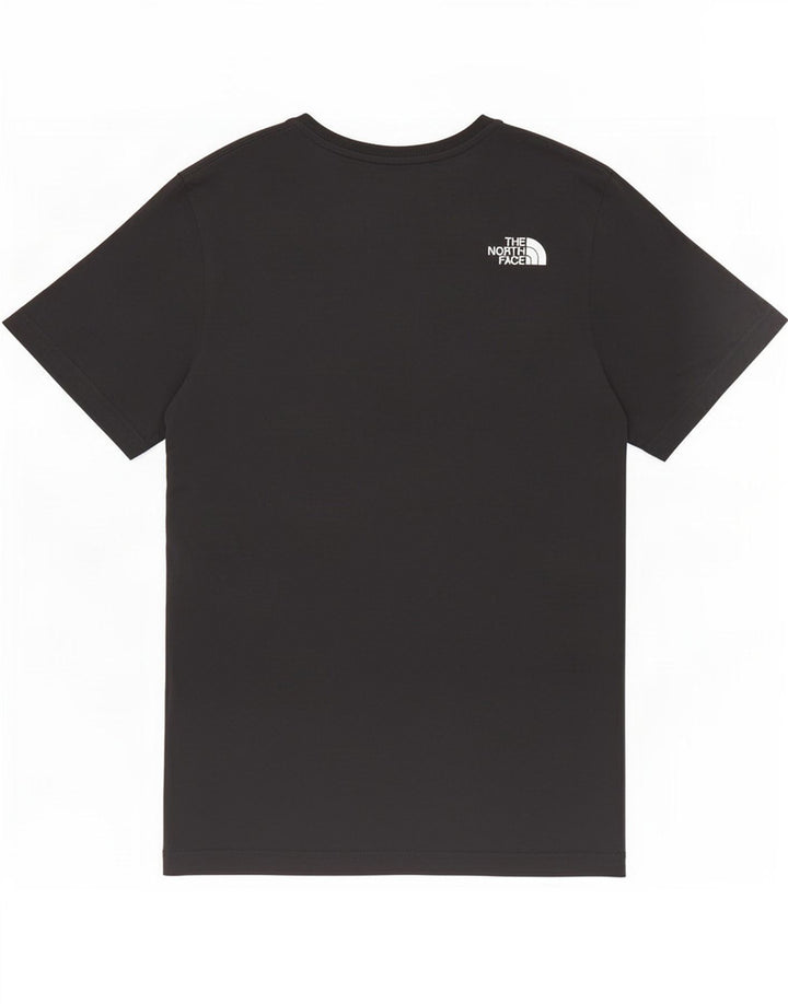 Camiseta gráfica masculina The North Face Top médio algodão preto