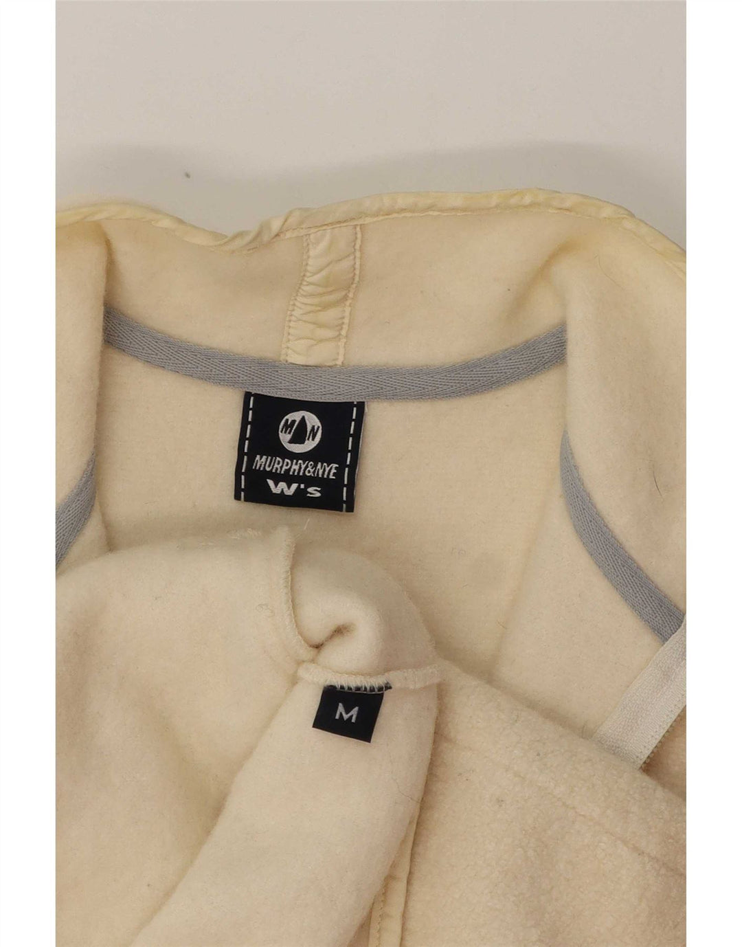 Colete feminino Murphy & Nye UK 12 médio off white