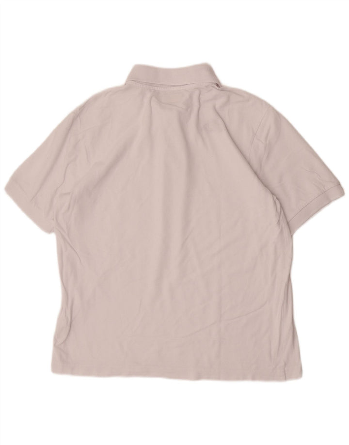 Camisa polo masculina Kappa grande algodão branco