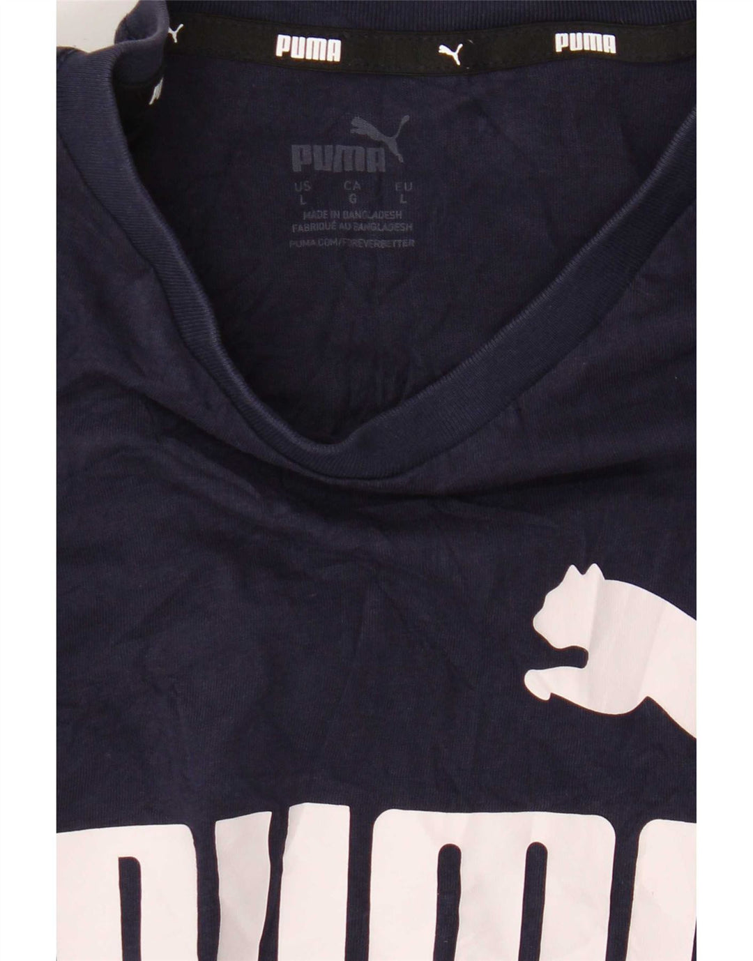 Puma Camiseta Masculina Graphic Top Grande Azul Marinho