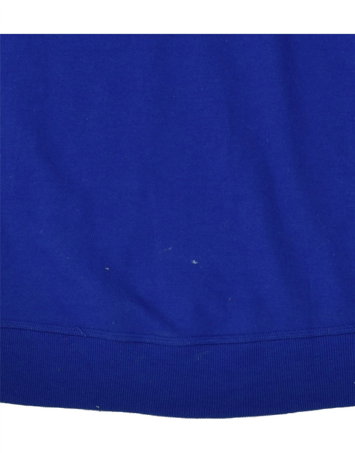 CHAMPION Mens Graphic Sweatshirt Jumper Small Blue Cotton | Vintage Champion | Thrift | Second-Hand Champion | Used Clothing | Messina Hembry 