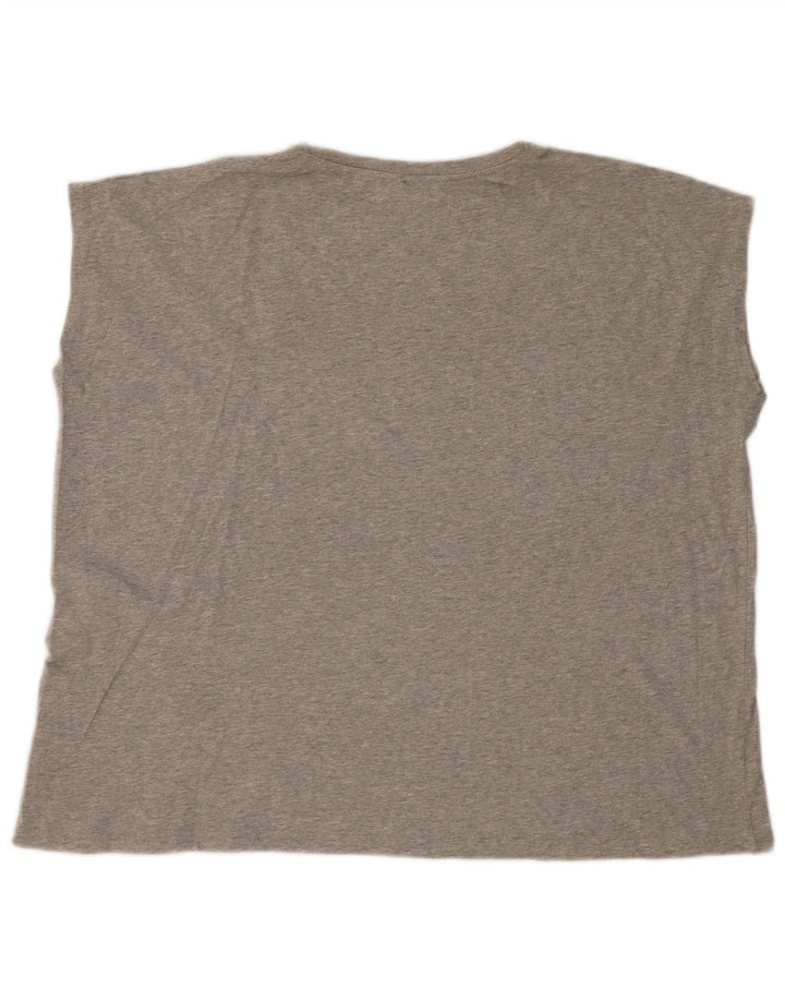Blusa feminina oversized DIESEL UK 14 grande cinza