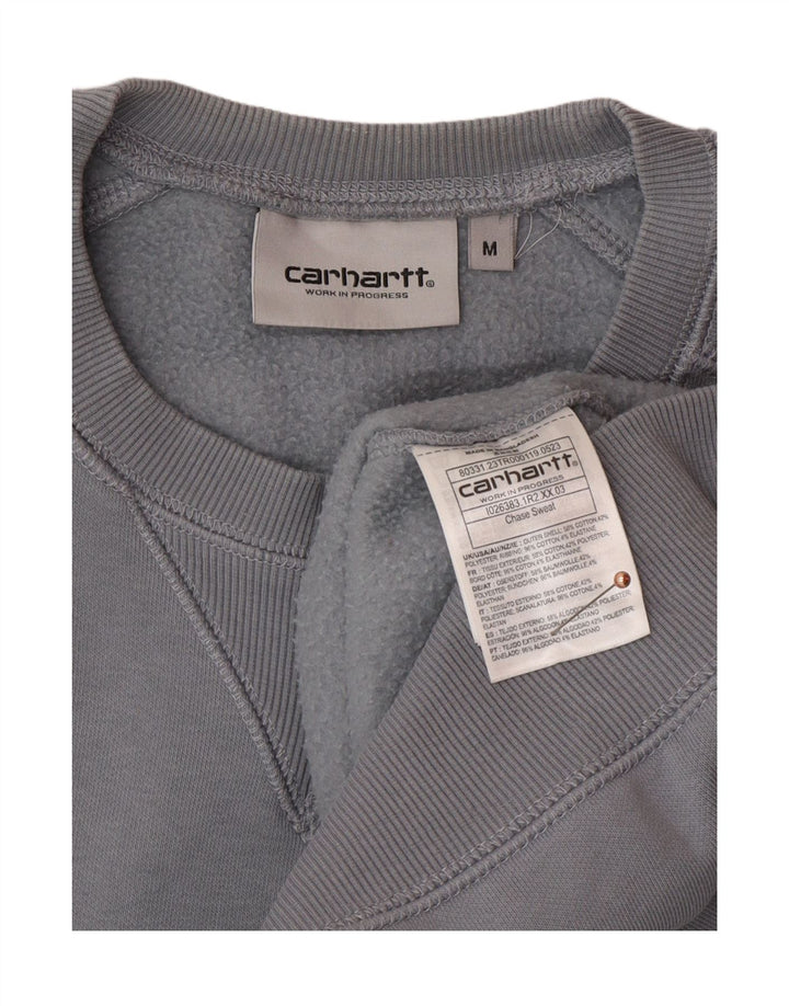 Carhartt moletom masculino jumper médio azul algodão