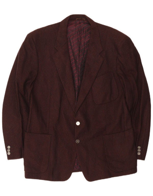 Jaqueta Blazer Masculina Cerruti 1881 com 2 Botões Reino Unido 40 Grande Lã de Carneiro Marrom