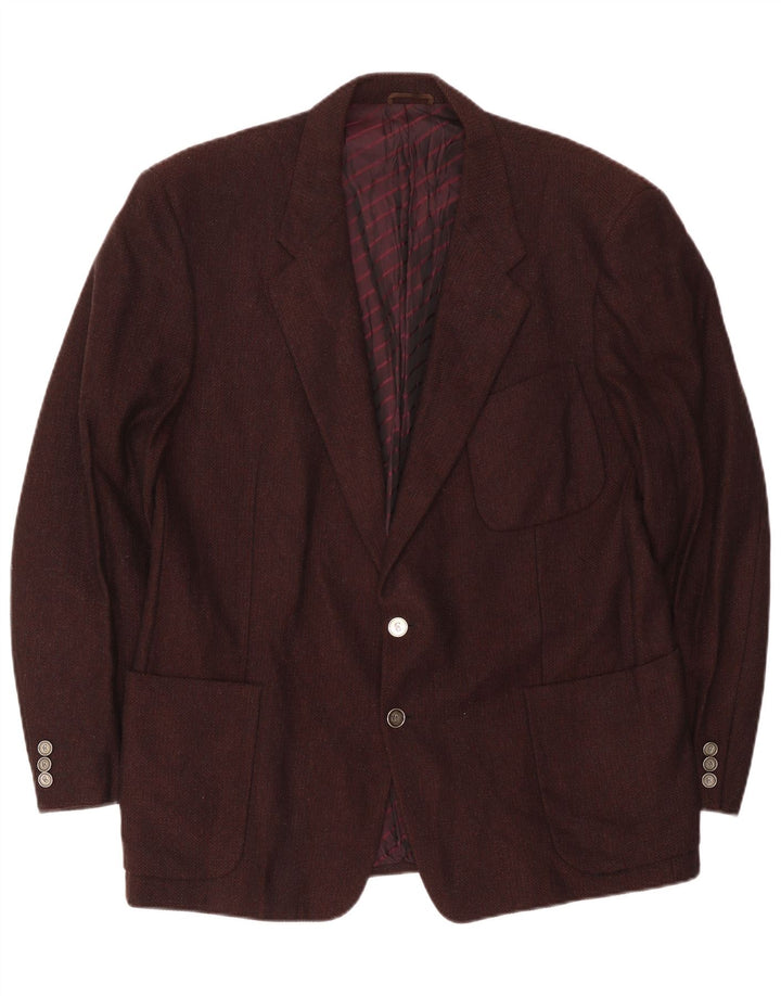 Jaqueta Blazer Masculina Cerruti 1881 com 2 Botões Reino Unido 40 Grande Lã de Carneiro Marrom