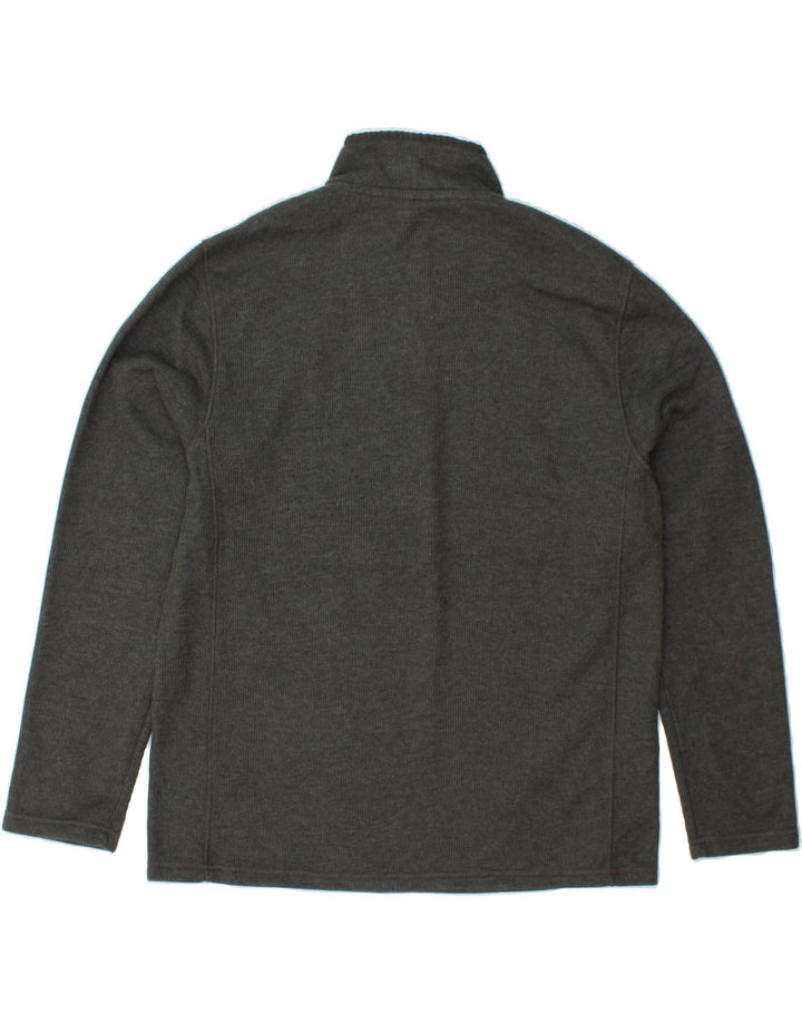 MOUNTAIN WAREHOUSE Womens Zip Neck Sweatshirt Jumper UK 18 XL Grey Cotton Vintage Mountain Warehouse and Second-Hand Mountain Warehouse from Messina Hembry 