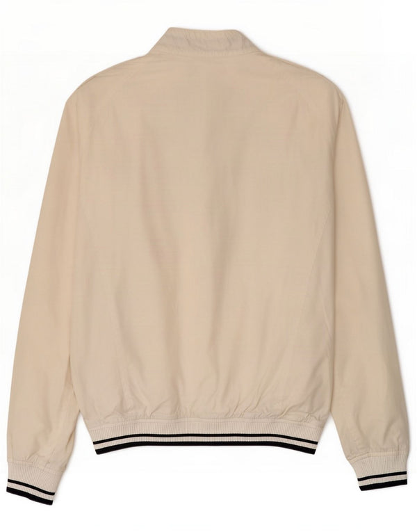 Jack & Jones Mens Bomber Jacket UK 40 Grande Poliéster Branco