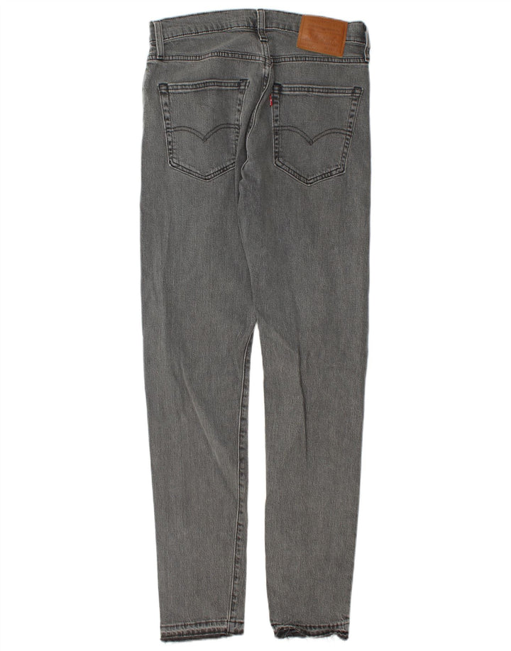 Calça jeans masculina Levi's 512 Slim Tapered W30 L34 cinza algodão