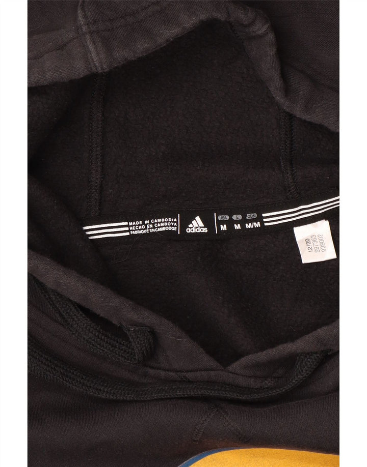 Adidas Mens Graphic Hoodie Jumper Médio Preto