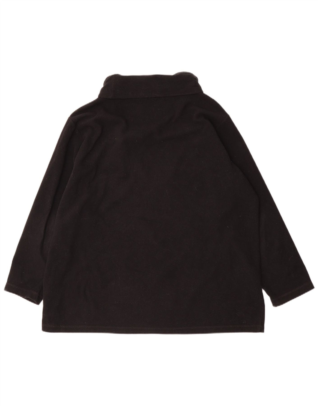Suéter de lã grande Marks & Spencer feminino Reino Unido 18 XL preto poliéster