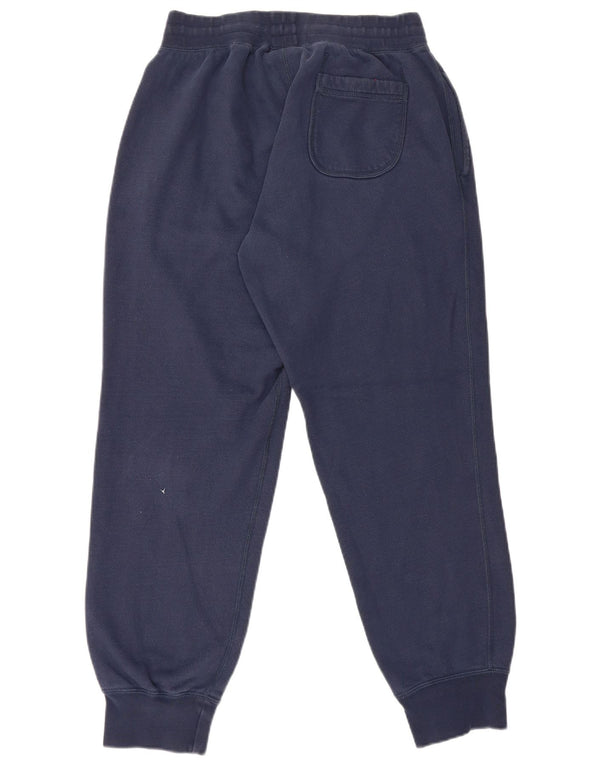 Calça de treino masculina Nike joggers grande algodão azul marinho