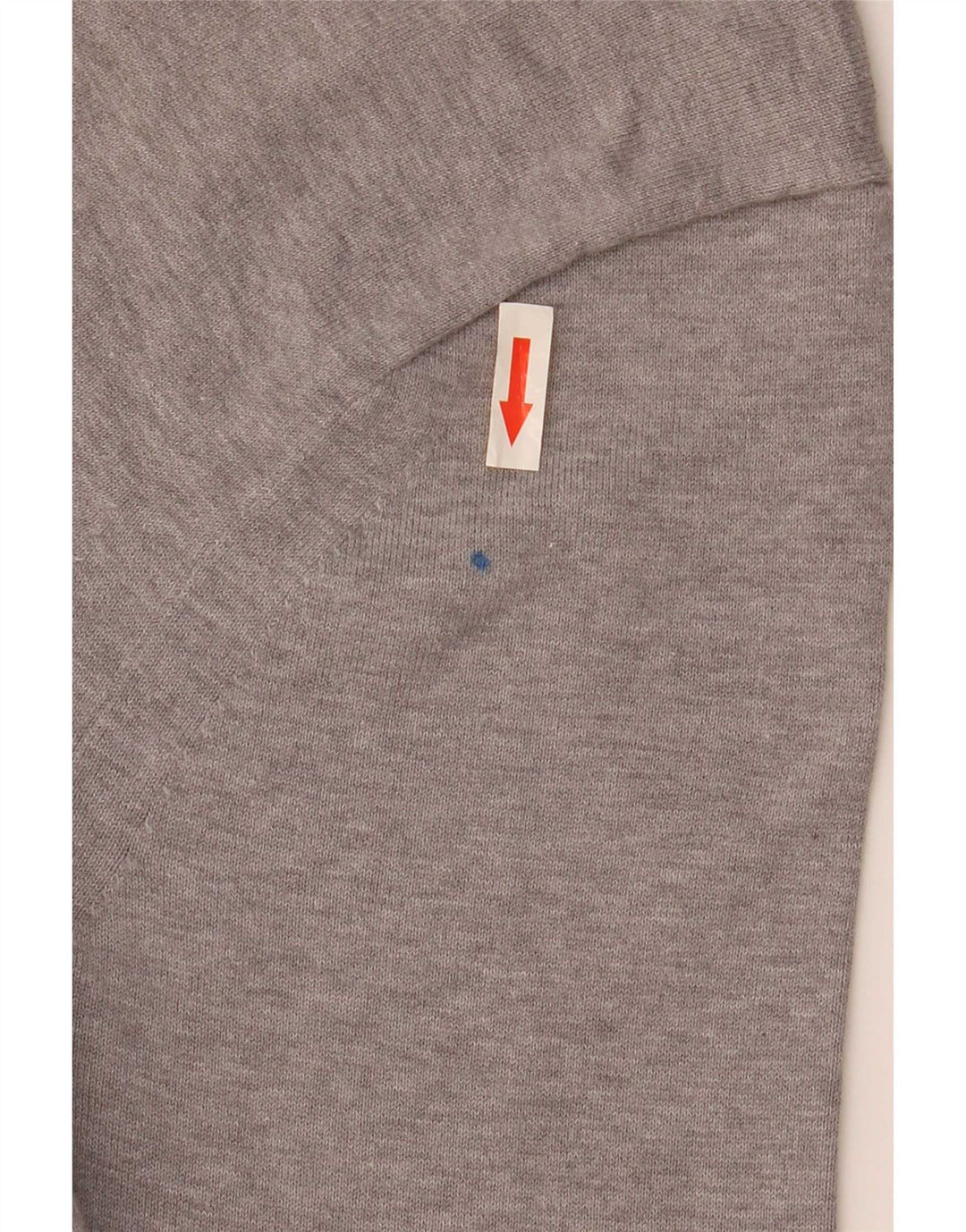 Suéter masculino Tommy Hilfiger com gola redonda e algodão cinza pequeno