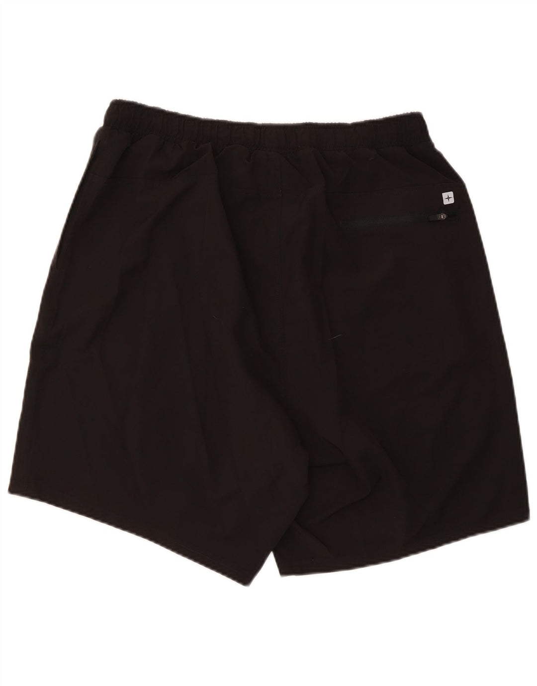 Shorts esportivos masculinos Mountain Warehouse grande poliéster preto