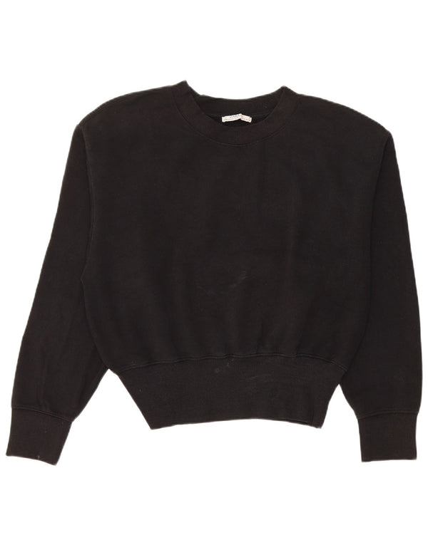 Zara moletom feminino jumper UK 16 grande preto