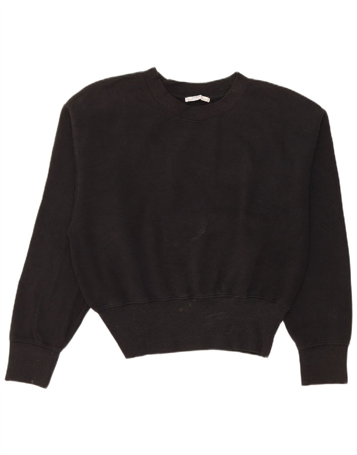 Zara moletom feminino jumper UK 16 grande preto