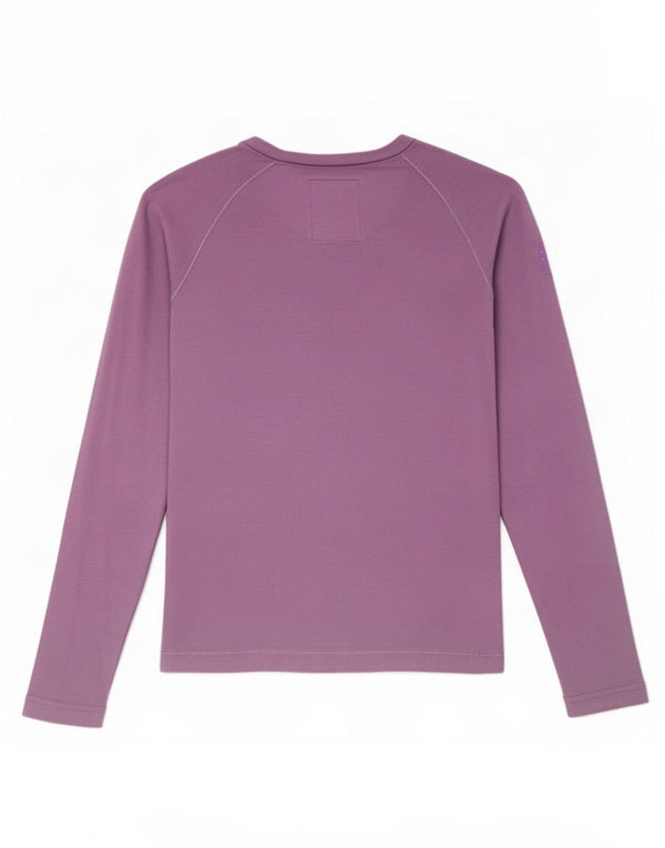 Champion Girls Graphic Top Manga Longa 13-14 Anos XL Roxo Colorblock