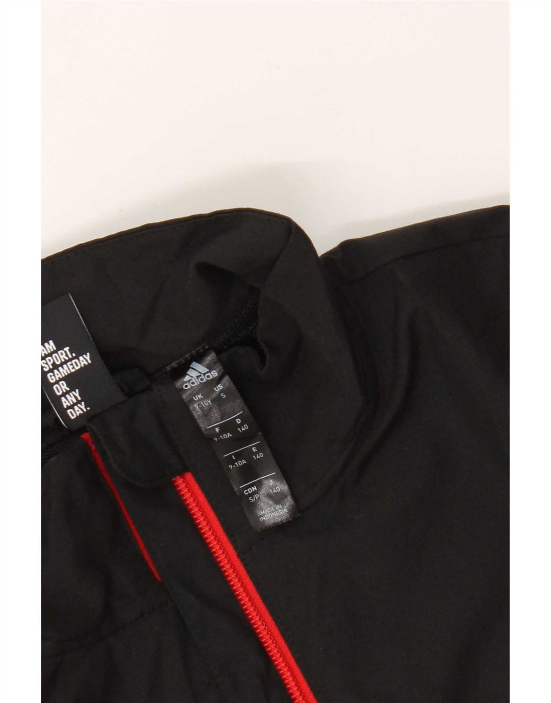 Jaqueta Adidas Boys Graphic Tracksuit Top 9-10 Anos Preto Colorblock