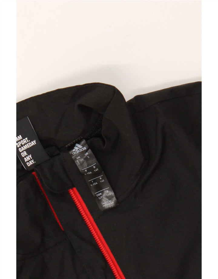 Jaqueta Adidas Boys Graphic Tracksuit Top 9-10 Anos Preto Colorblock