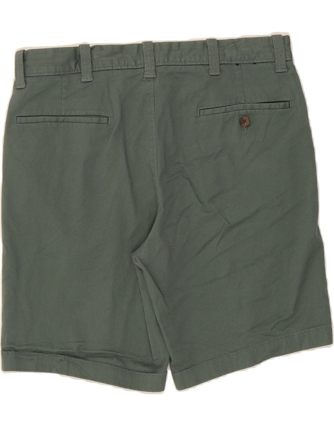 J. CREW Mens Chino Shorts W32 Medium Green Cotton Vintage J. Crew and Second-Hand J. Crew from Messina Hembry 