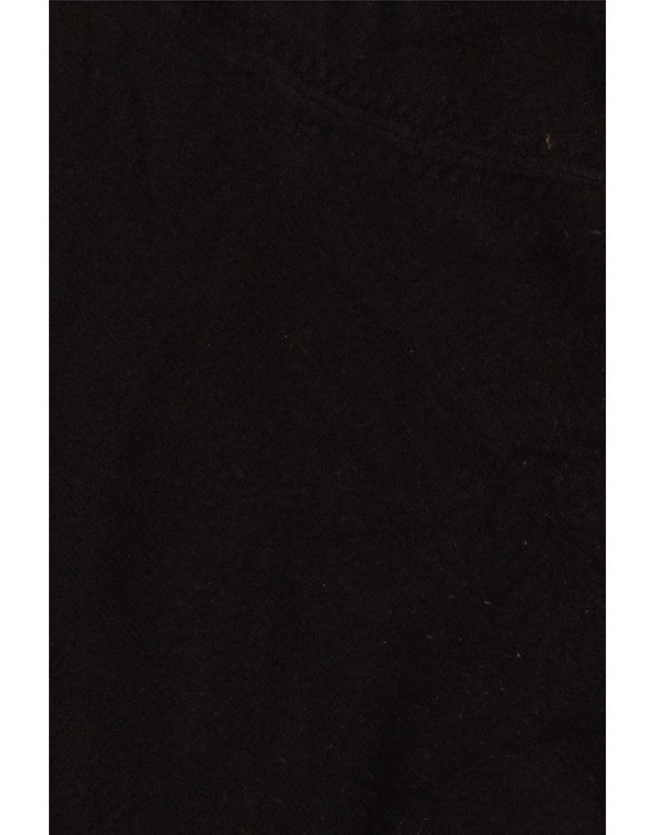 Suéter feminino Essentials com gola redonda Reino Unido 14 acrílico preto médio