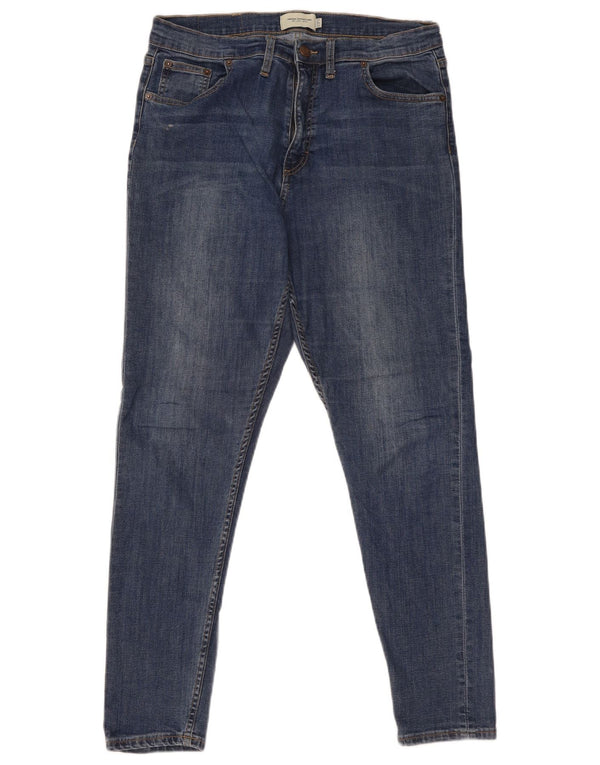 Jeans skinny feminino French Connection UK 16 grande W33 L29 azul