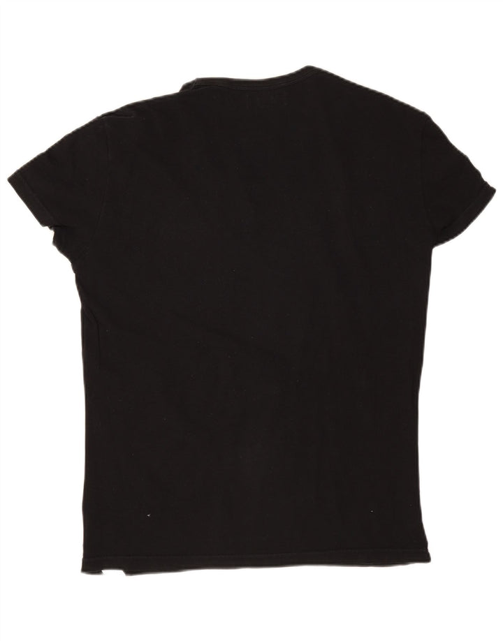 Camiseta masculina Emporio Armani Top médio algodão preto