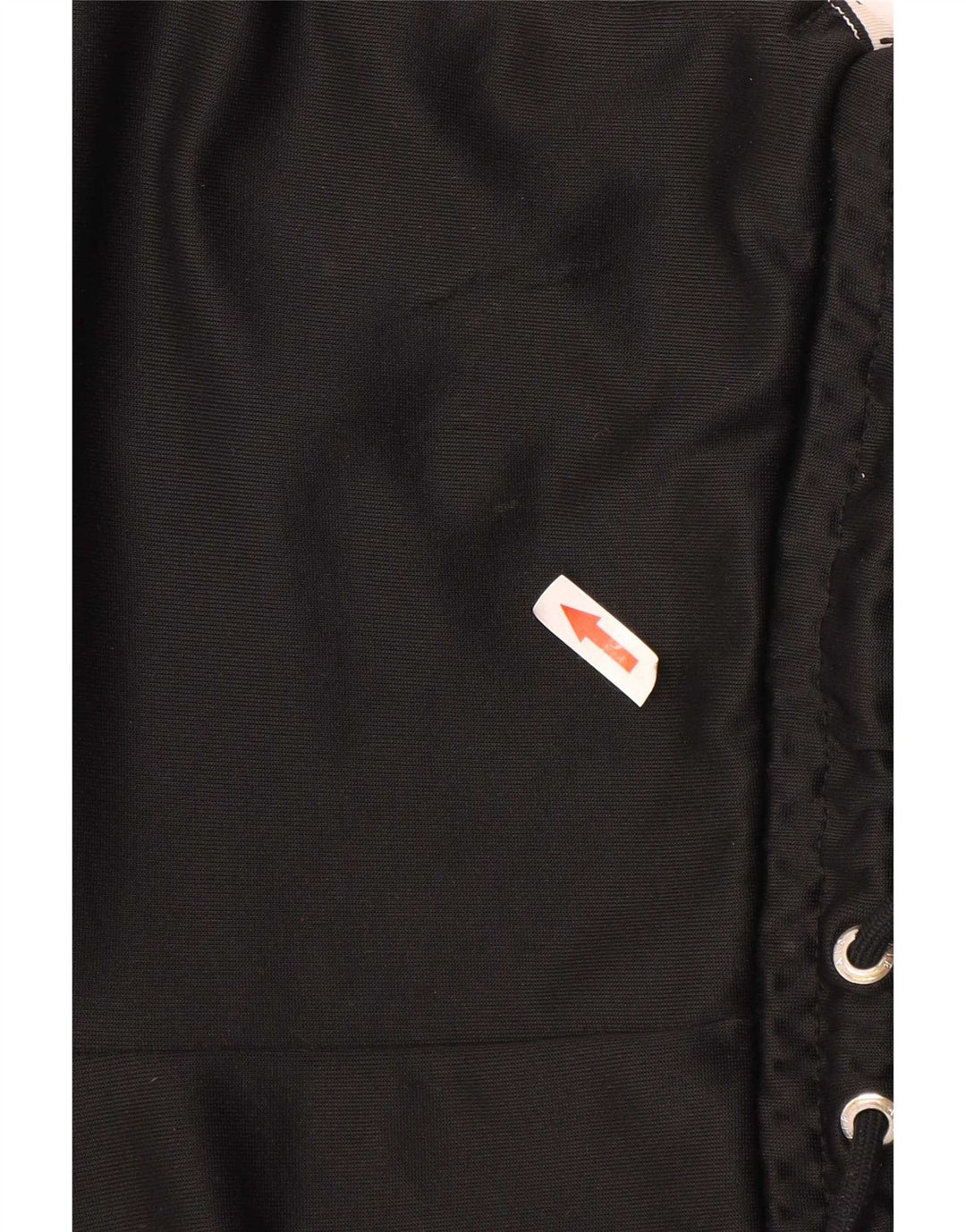 Shorts esportivos gráficos femininos Nike UK 14 médio preto colorblock poliéster