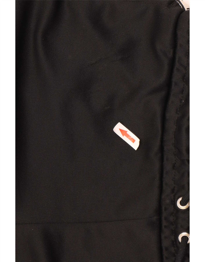 Shorts esportivos gráficos femininos Nike UK 14 médio preto colorblock poliéster