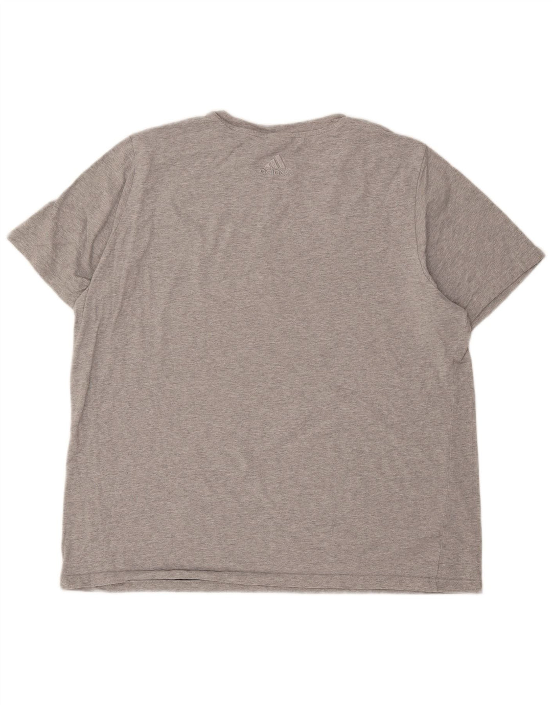 ADIDAS Mens Graphic T-Shirt Top XL Algodão Cinzento