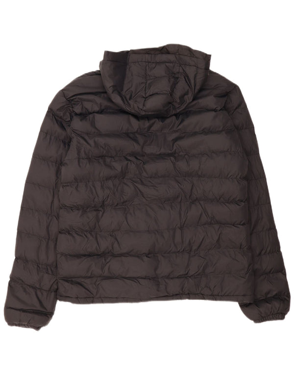 Jaqueta masculina acolchoada com capuz Mountain Warehouse UK 42 XL preto nylon
