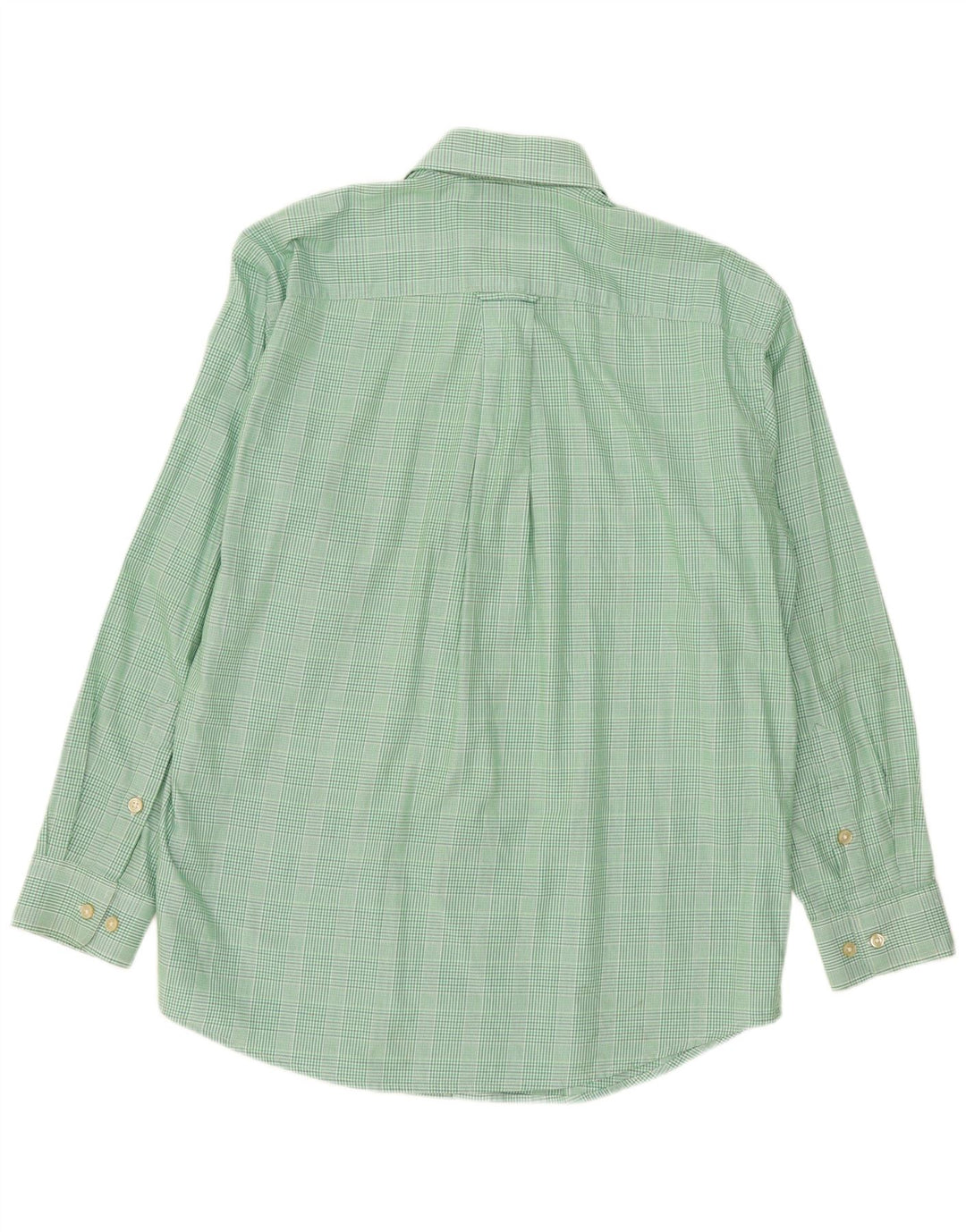 Camisa masculina de flanela Orvis grande algodão xadrez verde