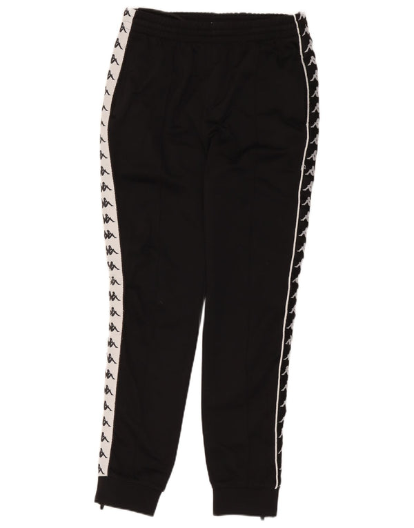 Calça de treino feminina Kappa Joggers UK 10 Small Black Colourblock