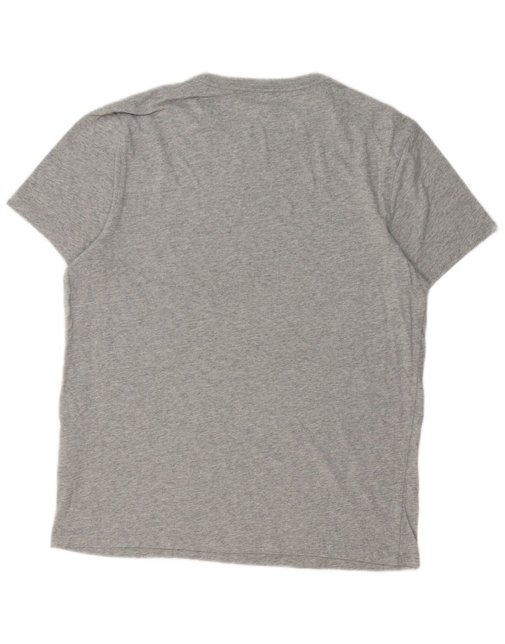 J. CREW Camiseta masculina gráfica Top algodão cinza médio